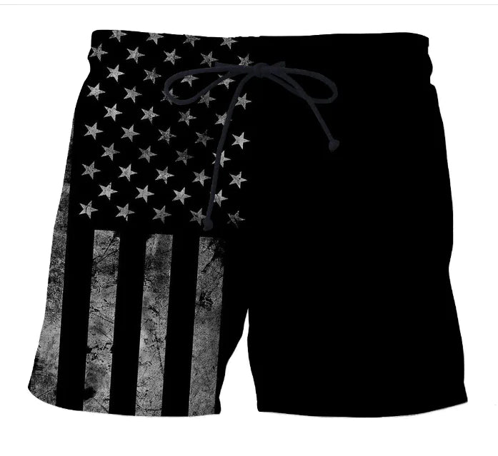 Flag Men's Swim Trunks