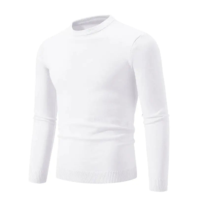 Elastic Slim Fit Sweater for Men